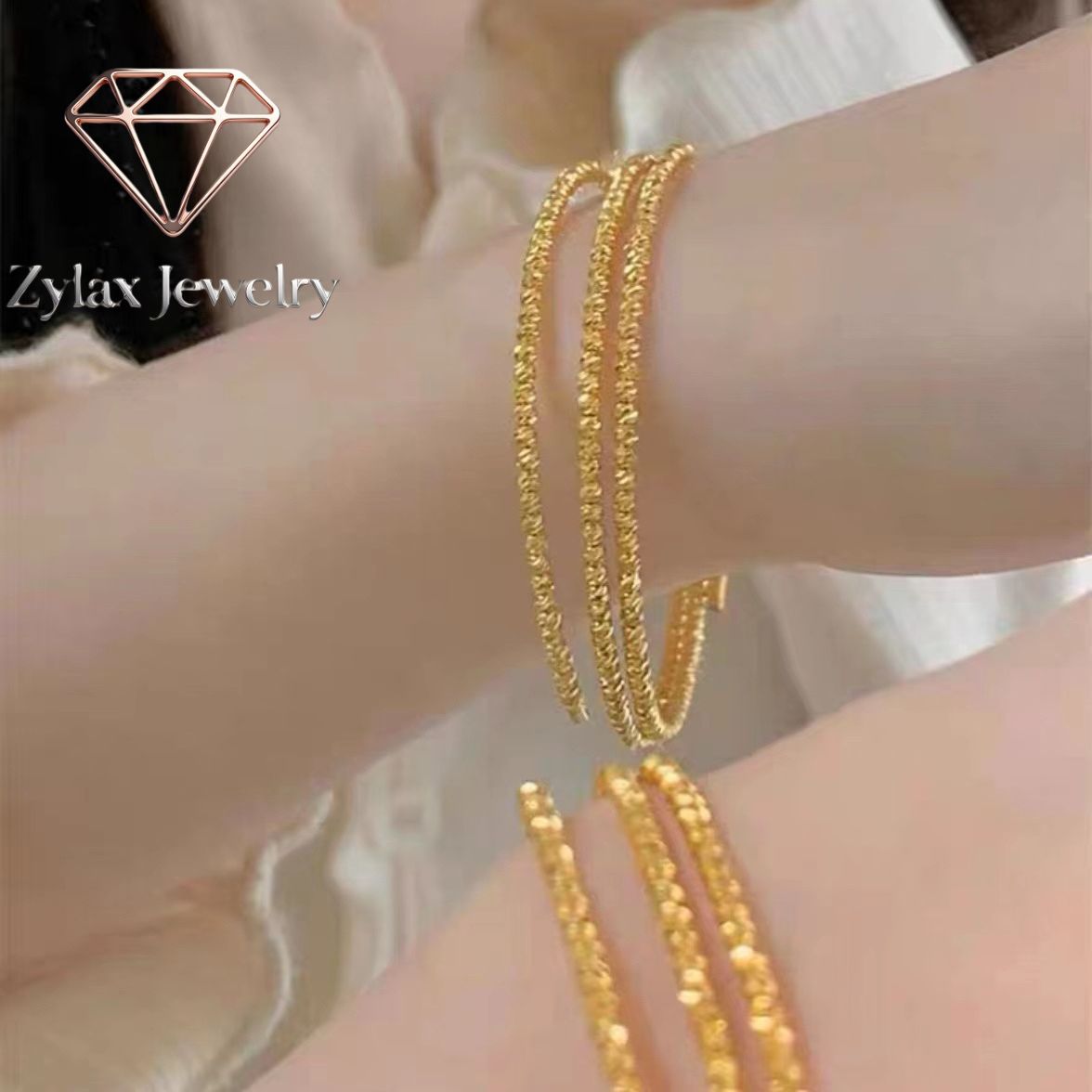 Home Security Companies - Zylax Jewelry Women's 24K Gold AU999