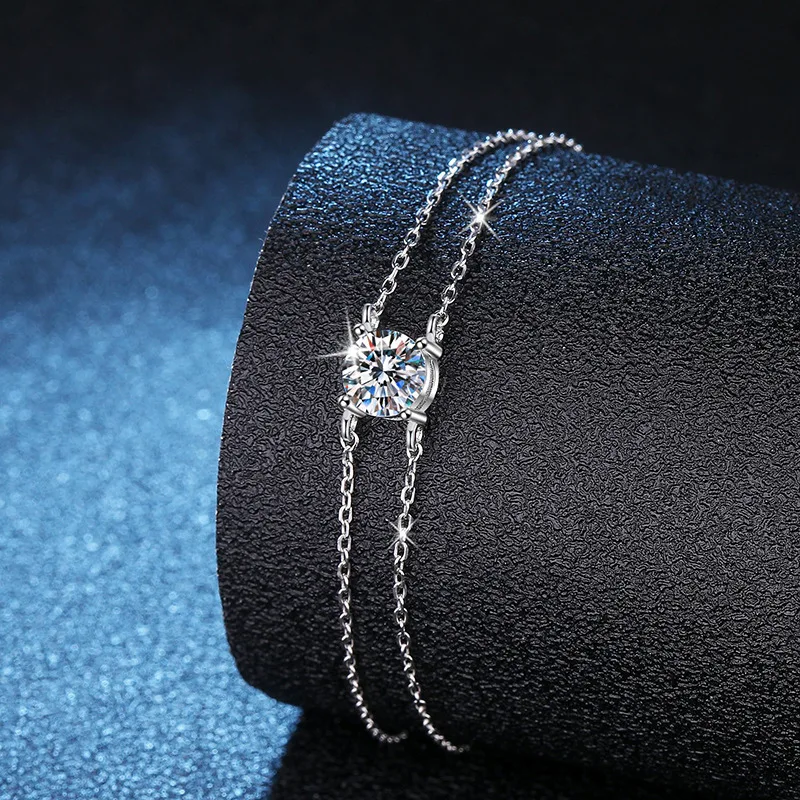 Home Security Companies - 18K gold inlaid diamond women's double-layer