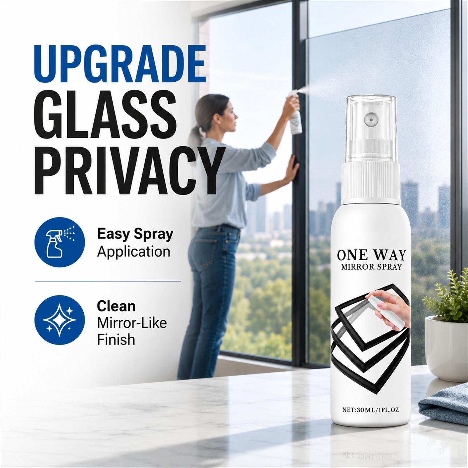 Home Security For Windows - Reflective Window Spray 30ml Quick Drying