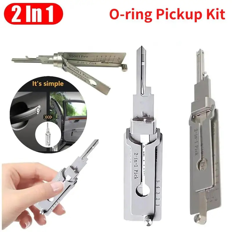 Lock Picking Set - SS001 Pro Stainless Steel Key Decoder