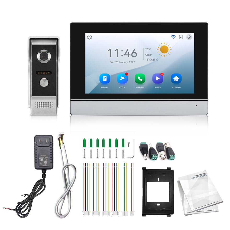 Home Security Technician - 7Inch IPS Screen 2MP Tuya Remote