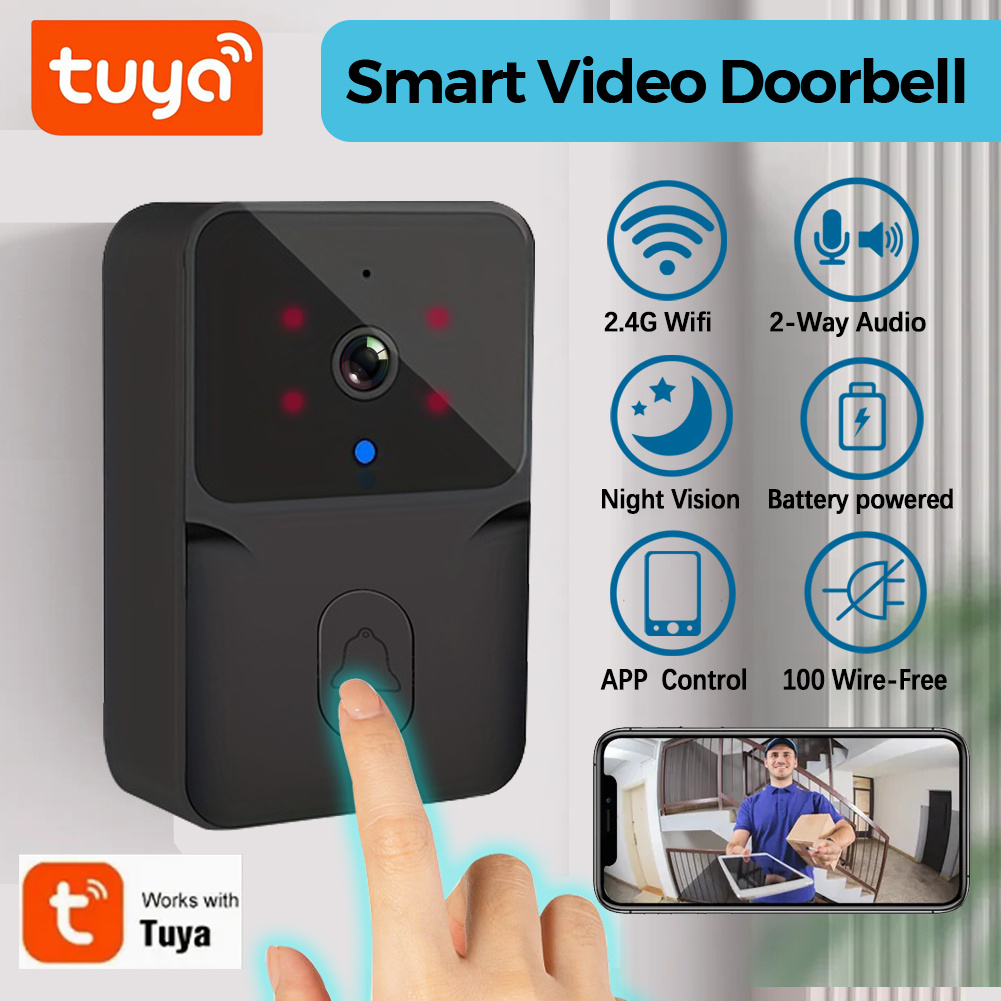 Home Security Technician - Tuya Wireless Smart Video Doorbell, 2.4G