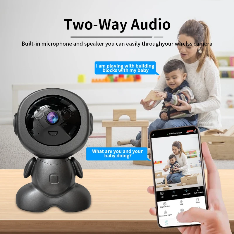 8MP Wifi Surveillance Robot Ca - Home Security Robots ulasan dan harga