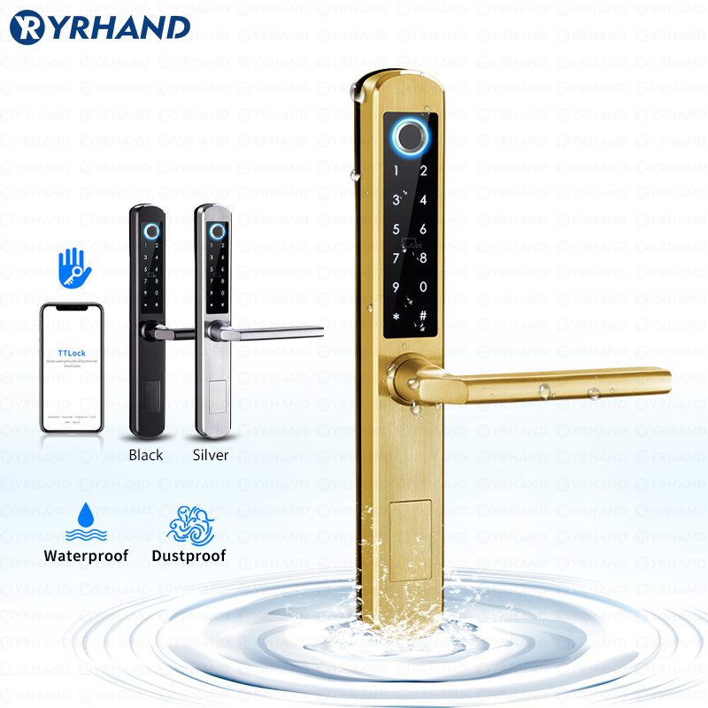 IP66 Gold Stainless steel Slid - Home Security Keypad ulasan dan harga