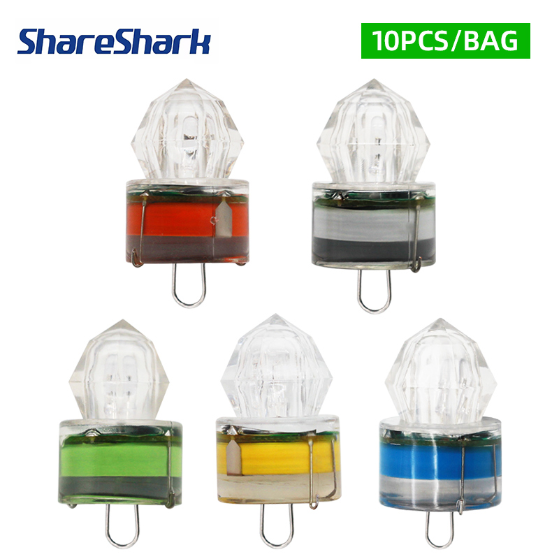 ShareShark 10pcs/bag LED Fishi - Home Security Companies ulasan dan harga