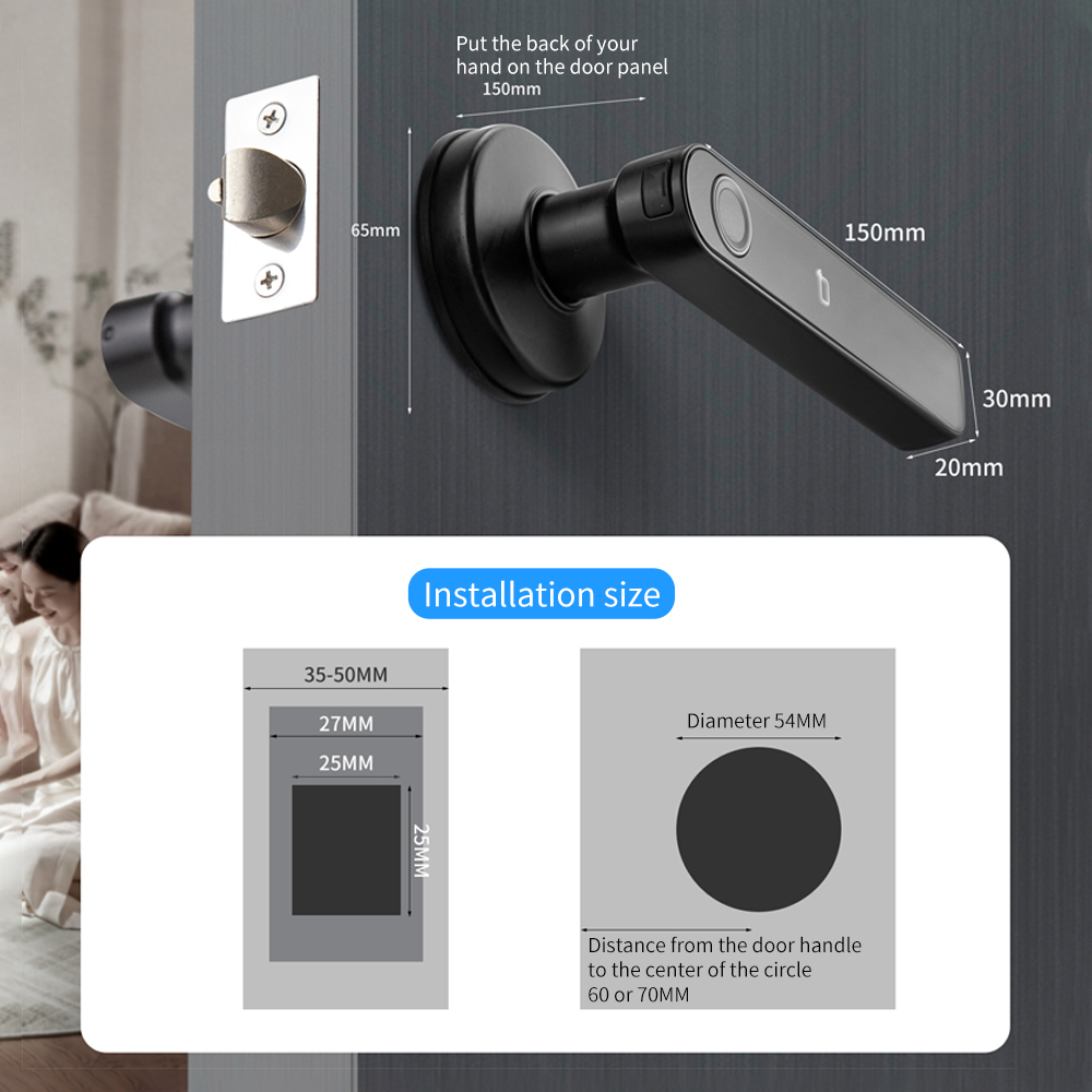 Tuya SmartLife APP BLE Smart F - Home Security Keypad ulasan dan harga
