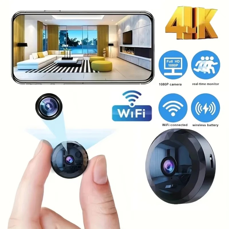 4K Mini WiFi Camera Wireless S - Home Security Ai ulasan dan harga