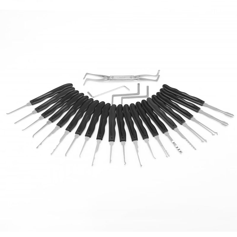 24PCS Titanium-Plated Car Unlo - Lock Picking Set ulasan dan harga