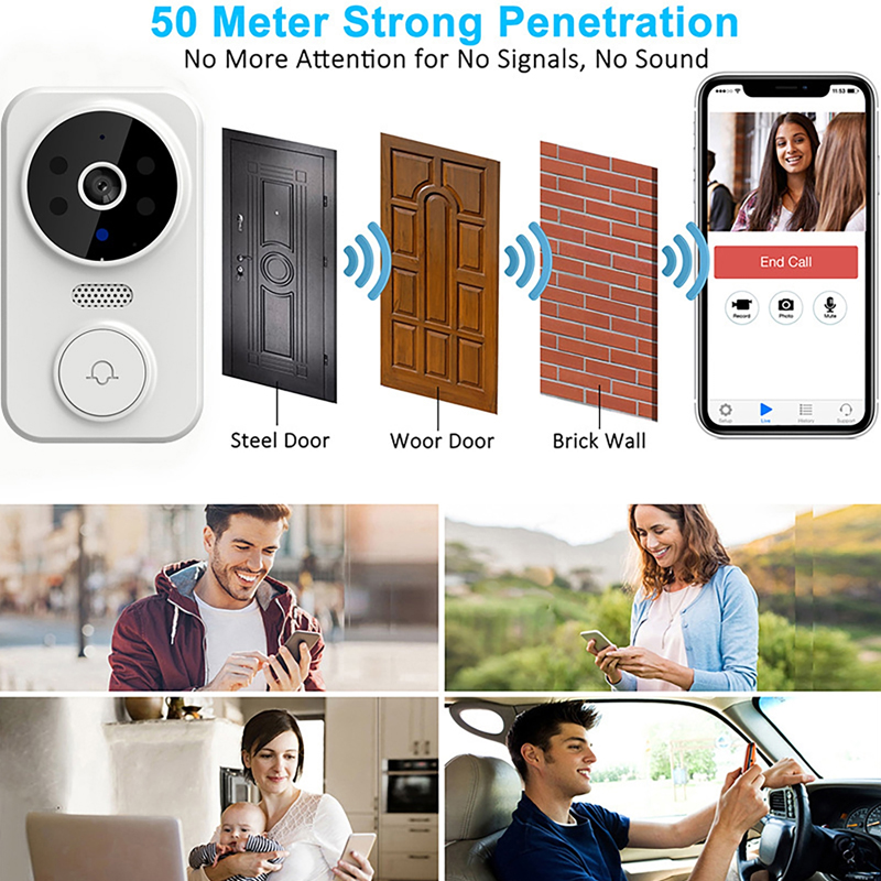 WiFi Smart Video Doorbell Came - Home Security Technician ulasan dan harga