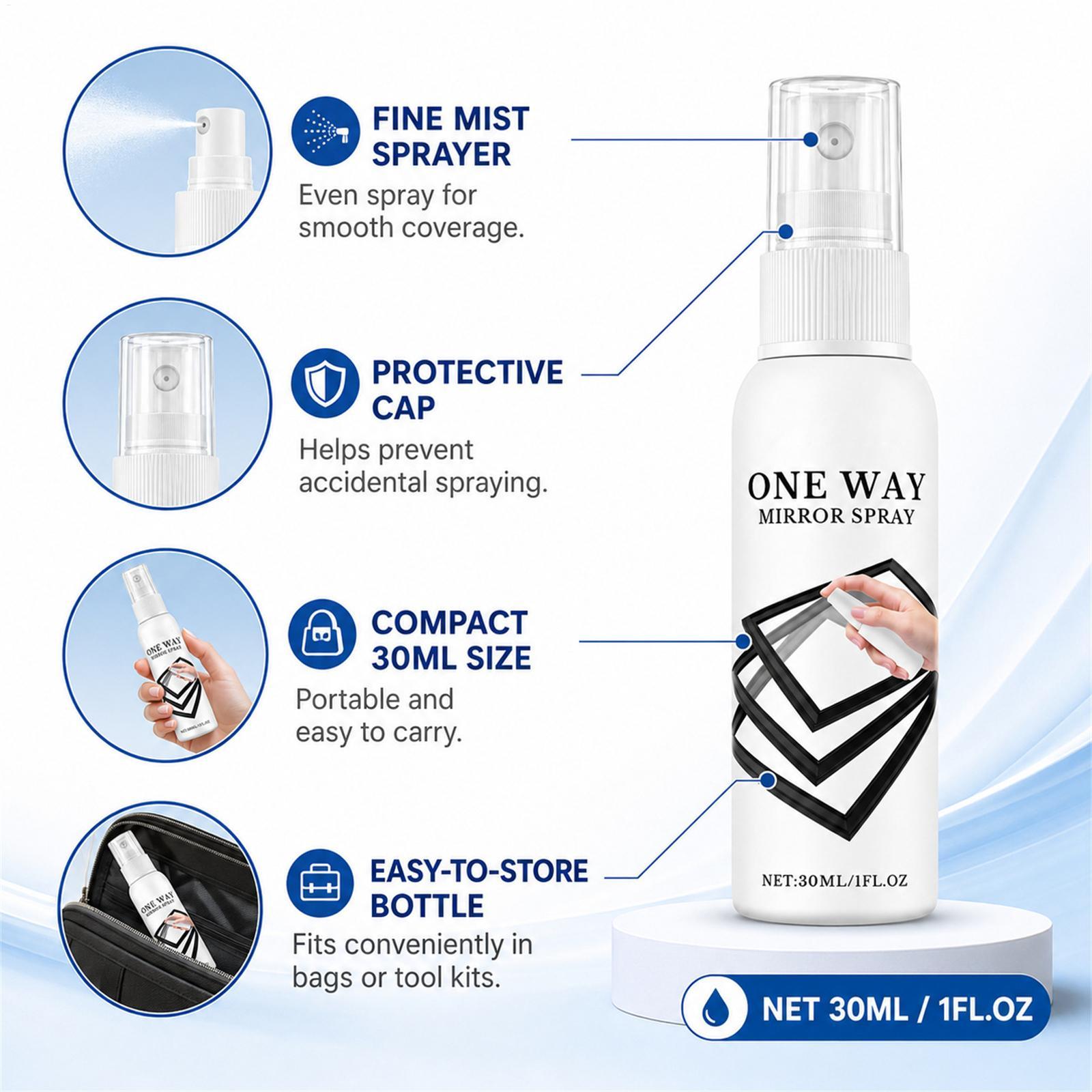 Reflective Window Spray 30ml Q - Home Security For Windows ulasan dan harga