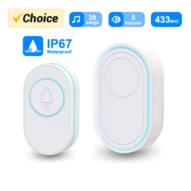 Wireless Doorbell IP67 Waterpr - Home Security Product ulasan dan harga