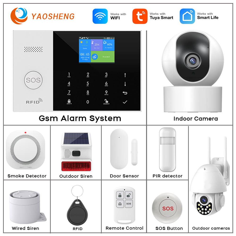 4G Alarm System Security Home  - Home Security System Installation ulasan dan harga