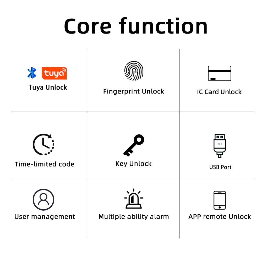 RAYKUBE M5 Tuya BLE Smart Fing - Home Security Keypad ulasan dan harga