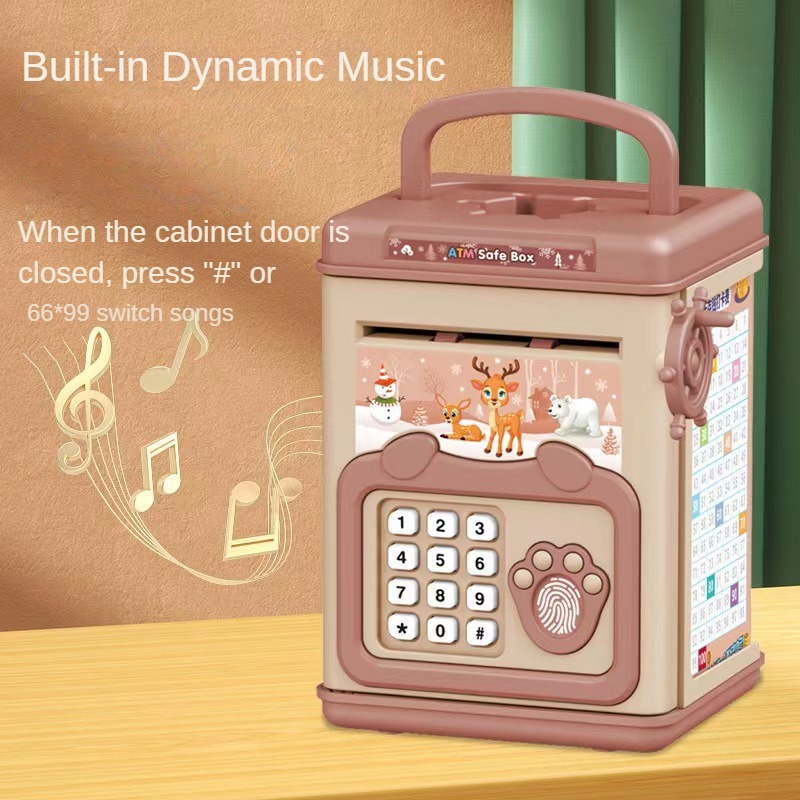 Money Box with Fingerprint Pig - Home Security Safe ulasan dan harga
