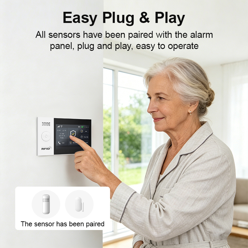 PGST 2G GSM WiFi Alarm System  - Home Security System Installation ulasan dan harga