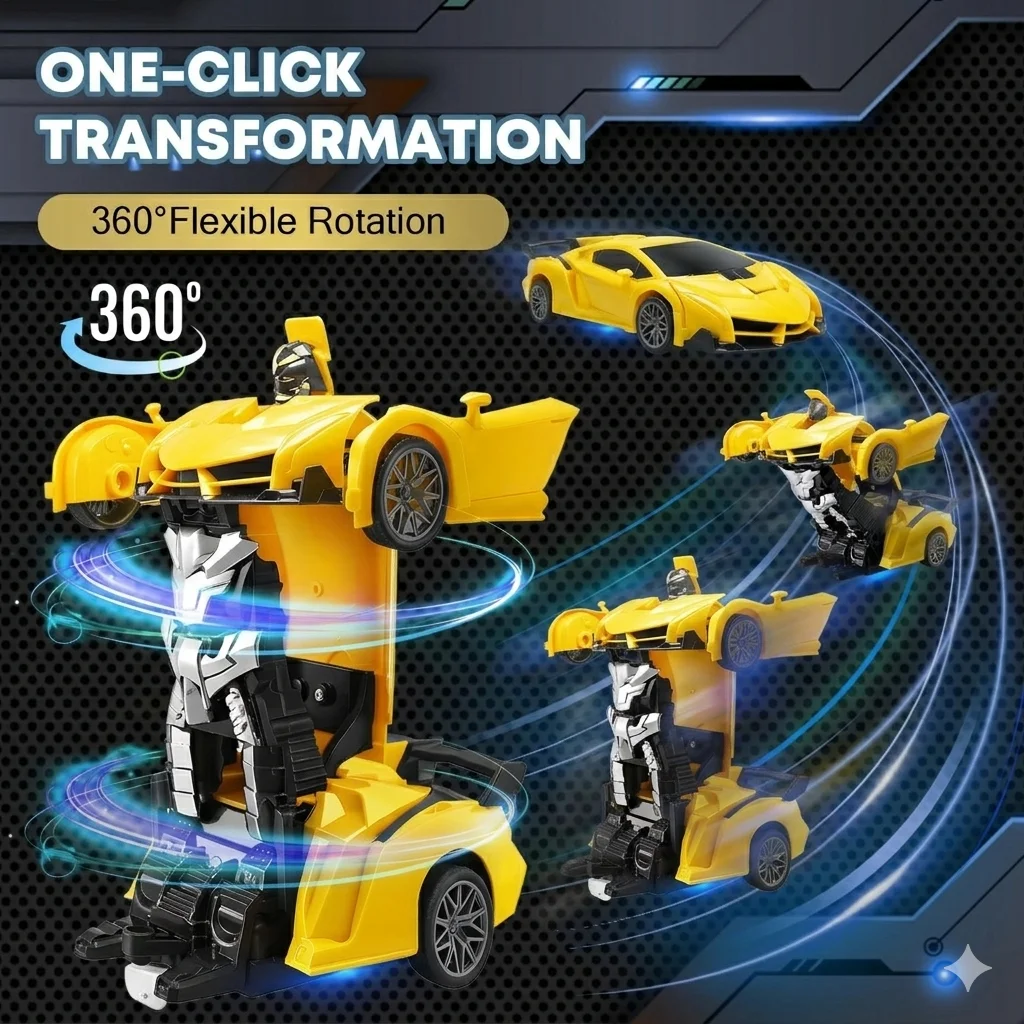 2 in 1 RC Transforming Car Rob - Home Security Companies ulasan dan harga