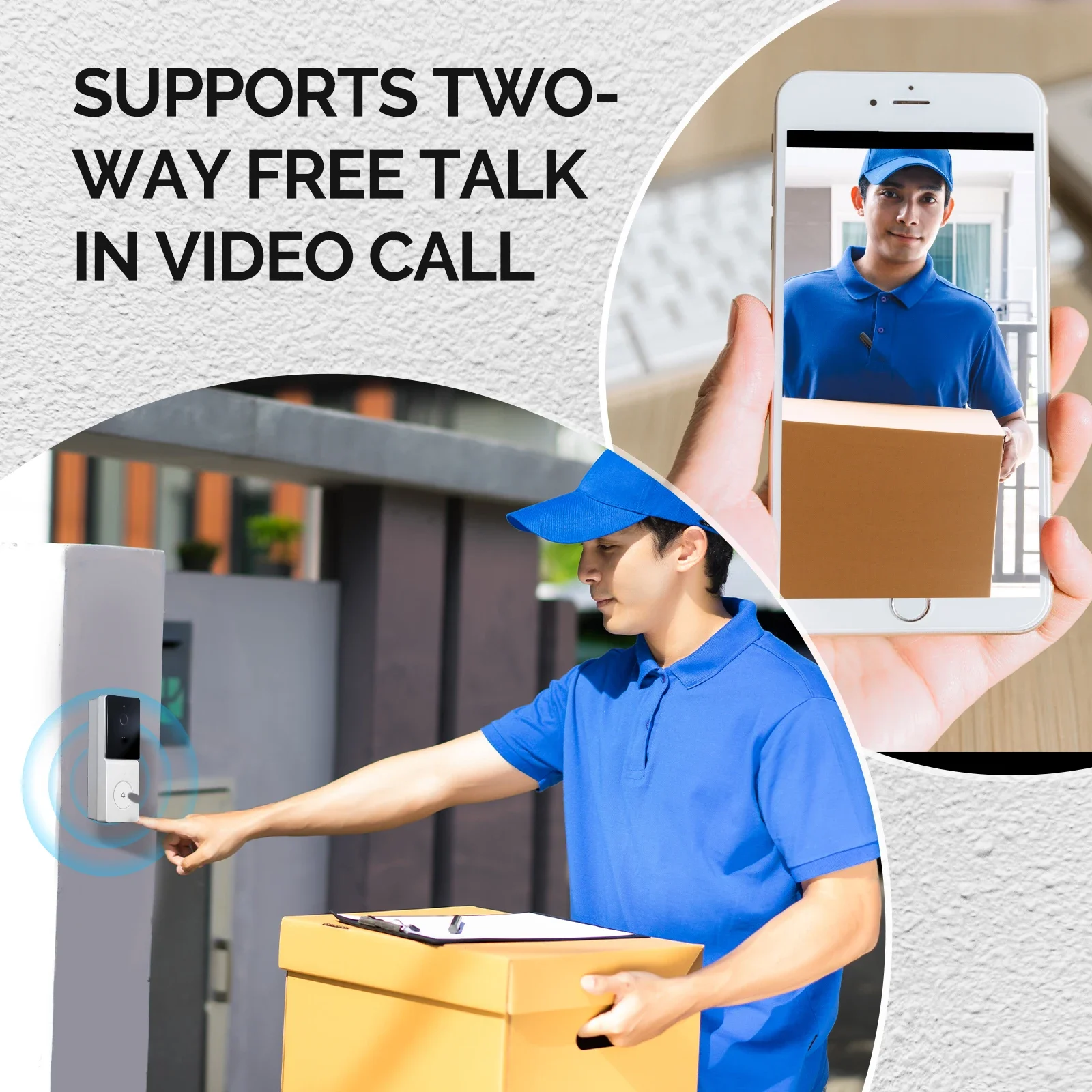 Tuya Smart WiFi Video Doorbell - Home Security Product ulasan dan harga