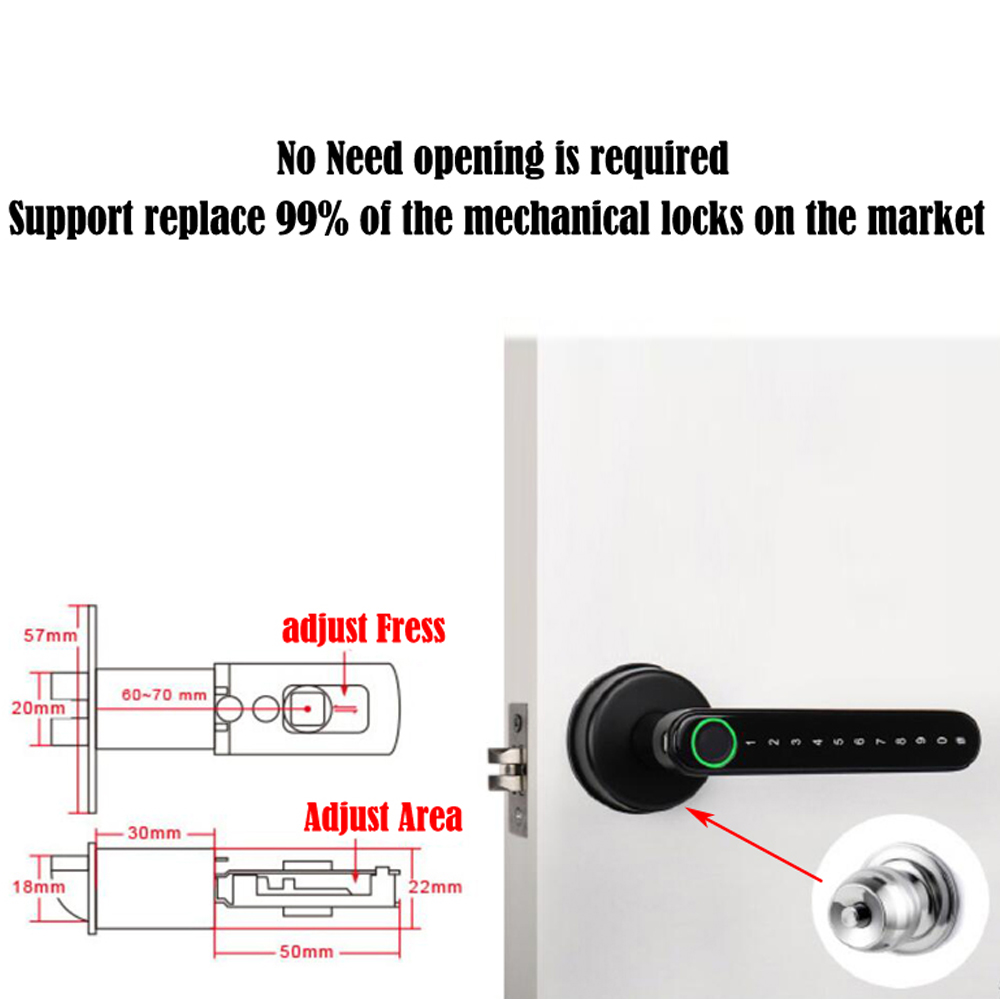 TTLock Smart Bluetooth Fingerp - Home Security Keypad ulasan dan harga