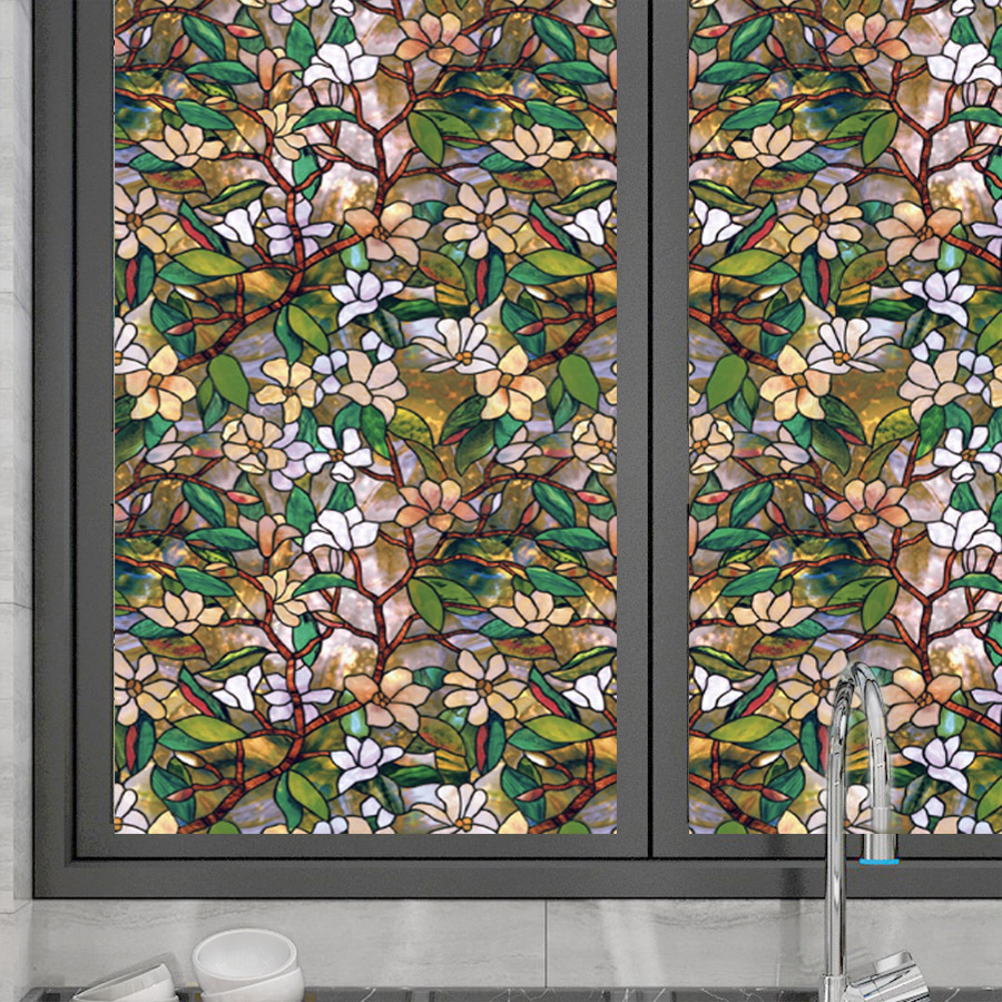 Flower Pattern Electrostatic W - Home Security For Windows ulasan dan harga