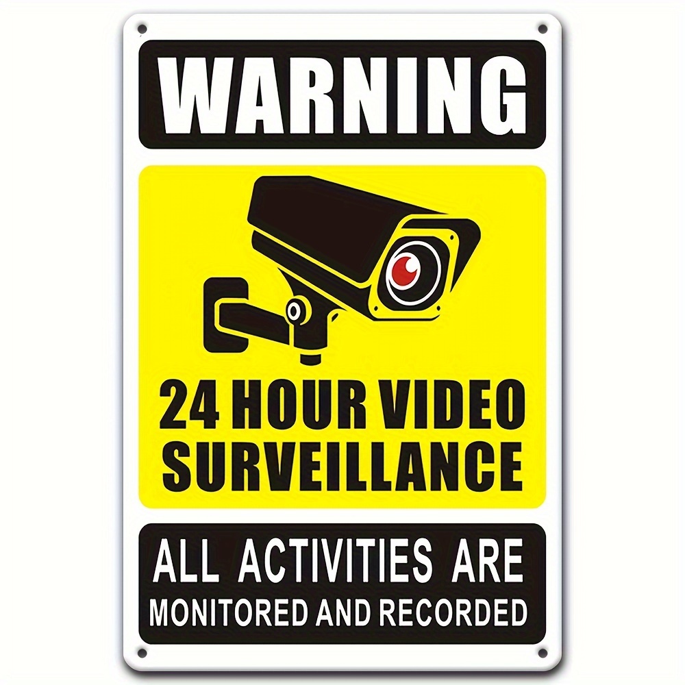 24/7 Video Surveillance Warnin - Home Security Cameras Outdoor ulasan dan harga
