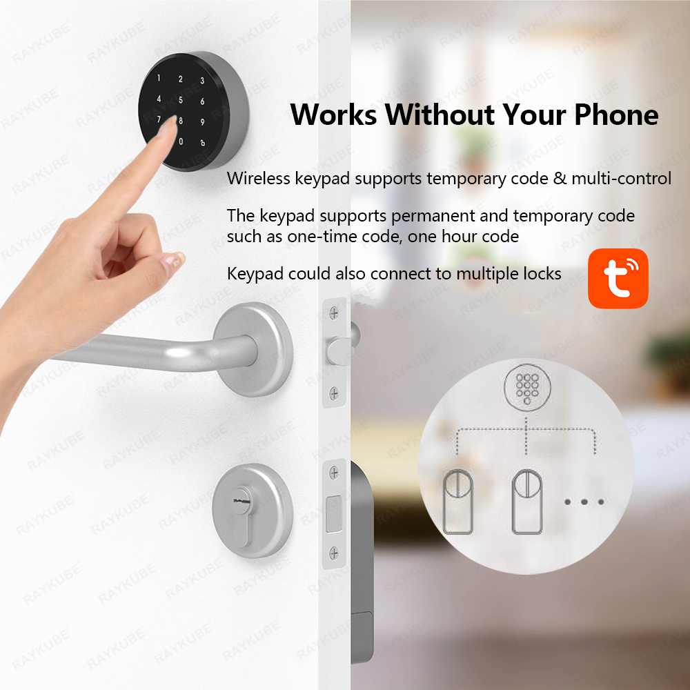RAYKUBE A1 Pro Tuya BEL Smart  - Home Security Keypad ulasan dan harga