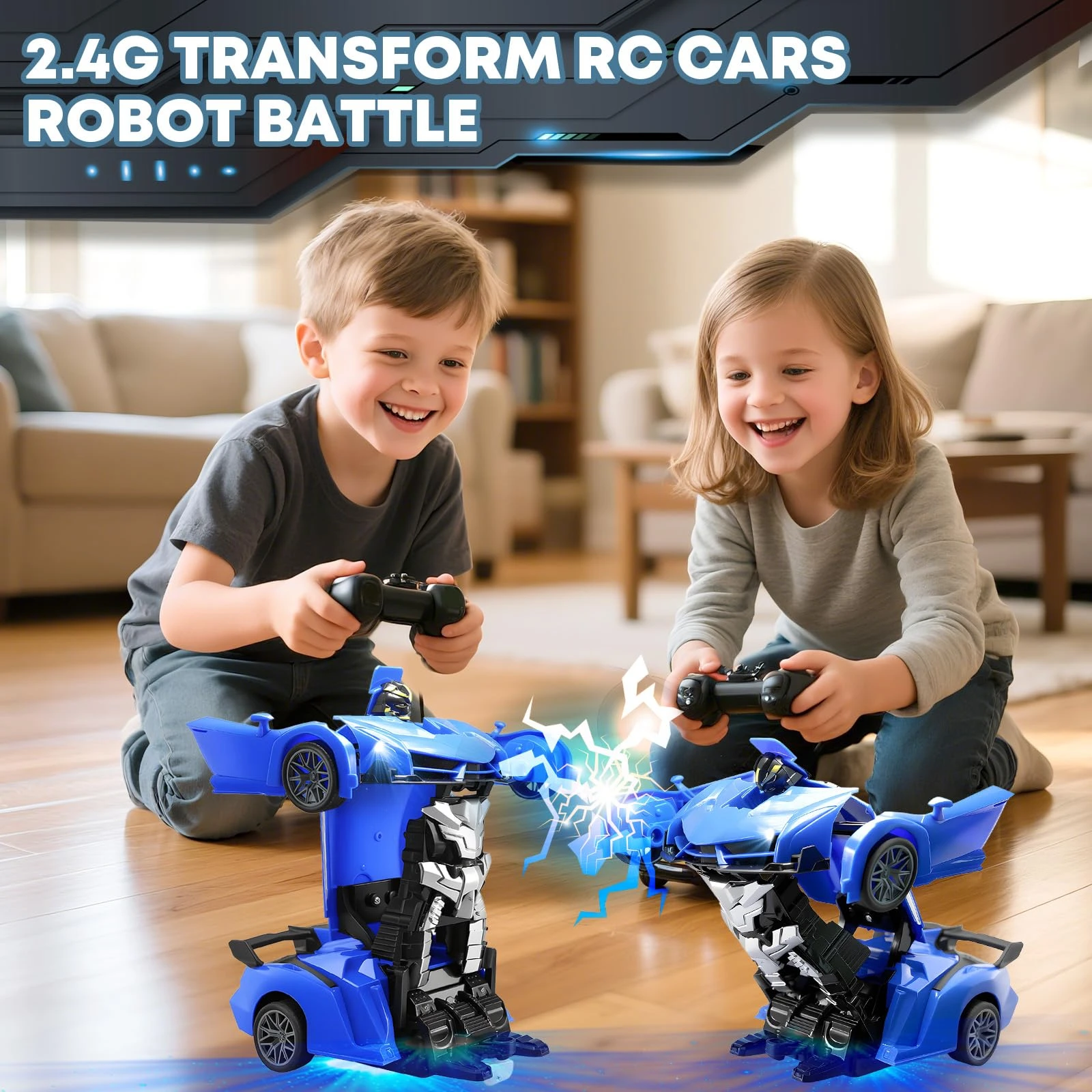 2 In 1 RC Transforming Car Rob - Home Security Companies ulasan dan harga