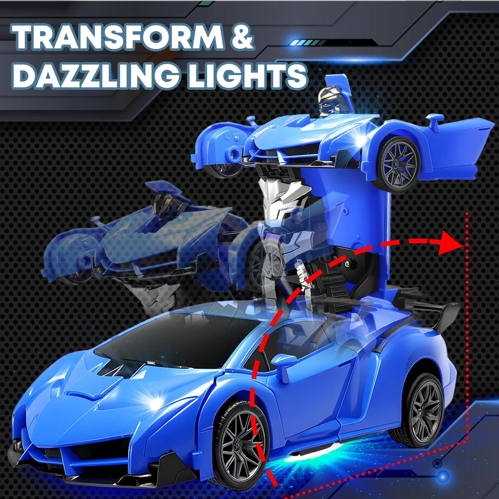2 In 1 RC Transforming Car Rob - Home Security Companies ulasan dan harga
