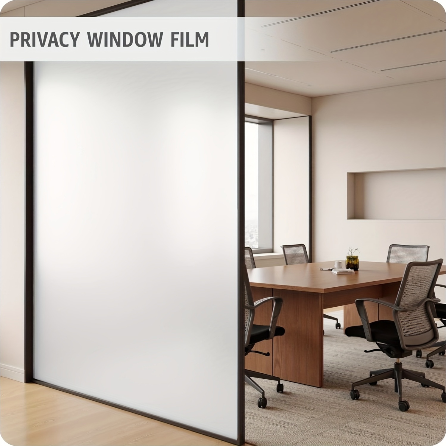 White Frosted Privacy Window F - Home Security For Windows ulasan dan harga