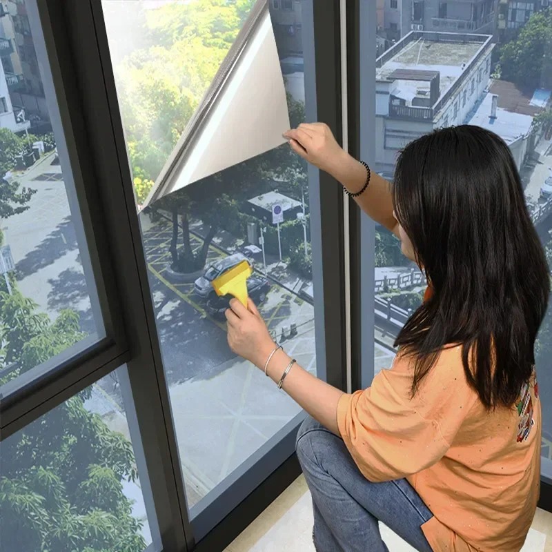 House Window Privacy Film Adhe - Home Security For Windows ulasan dan harga