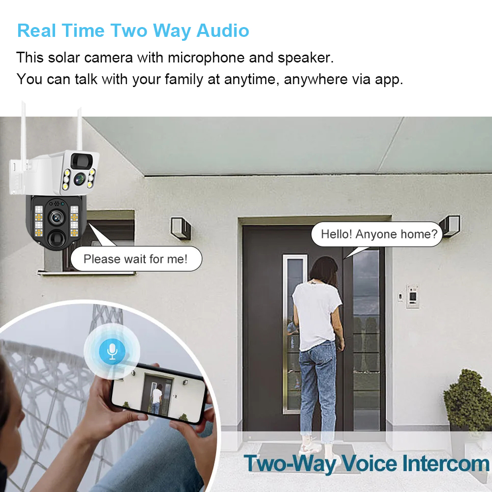 WiFi/4G Solar Camera IP CCTV S - Home Security Product ulasan dan harga