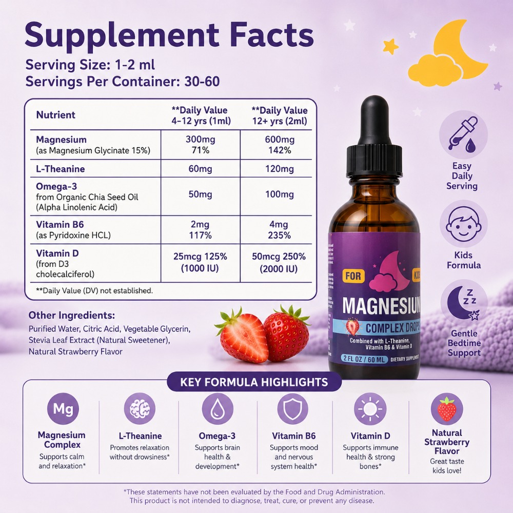 Kids Magnesium Complex Drops w - Home Security Companies ulasan dan harga