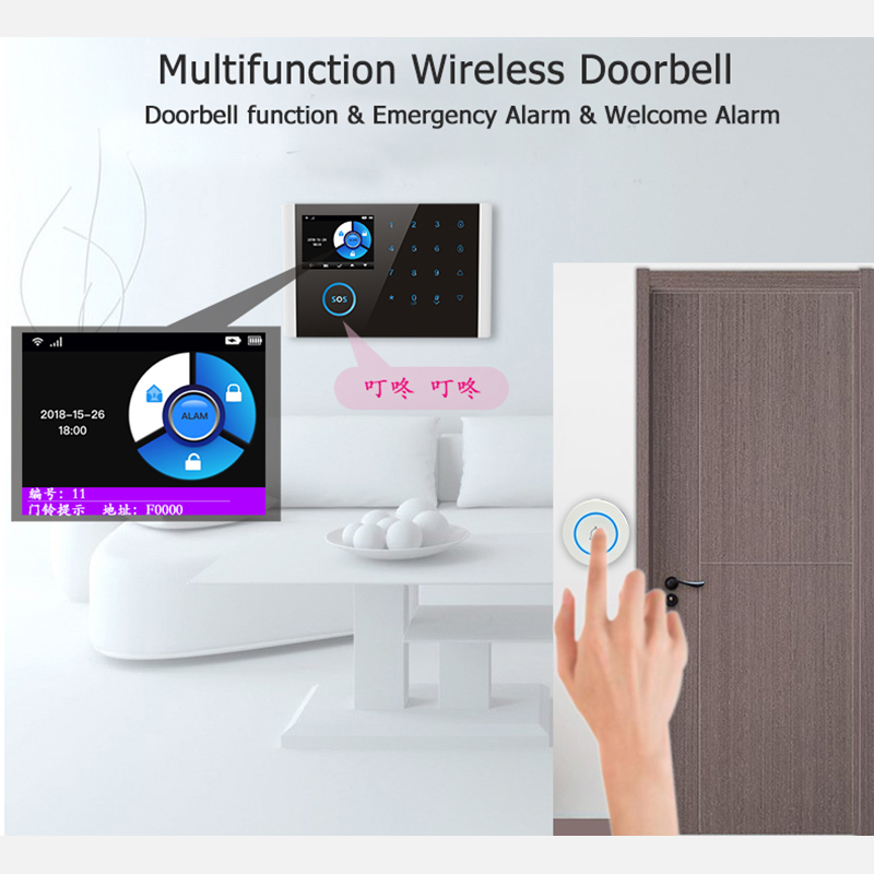 New 433MHz Wireless Doorbell D - Home Security System Installation ulasan dan harga