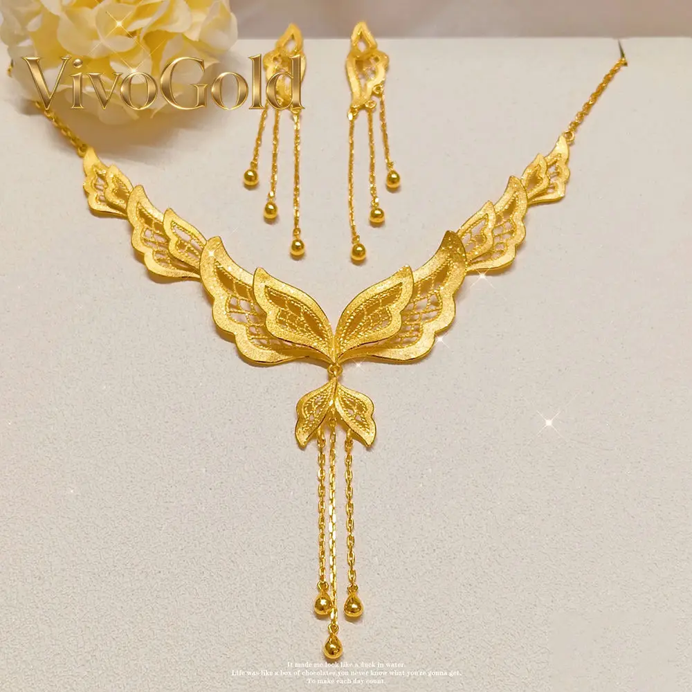VivoGoldButterfly Love Necklac - Home Security Companies ulasan dan harga