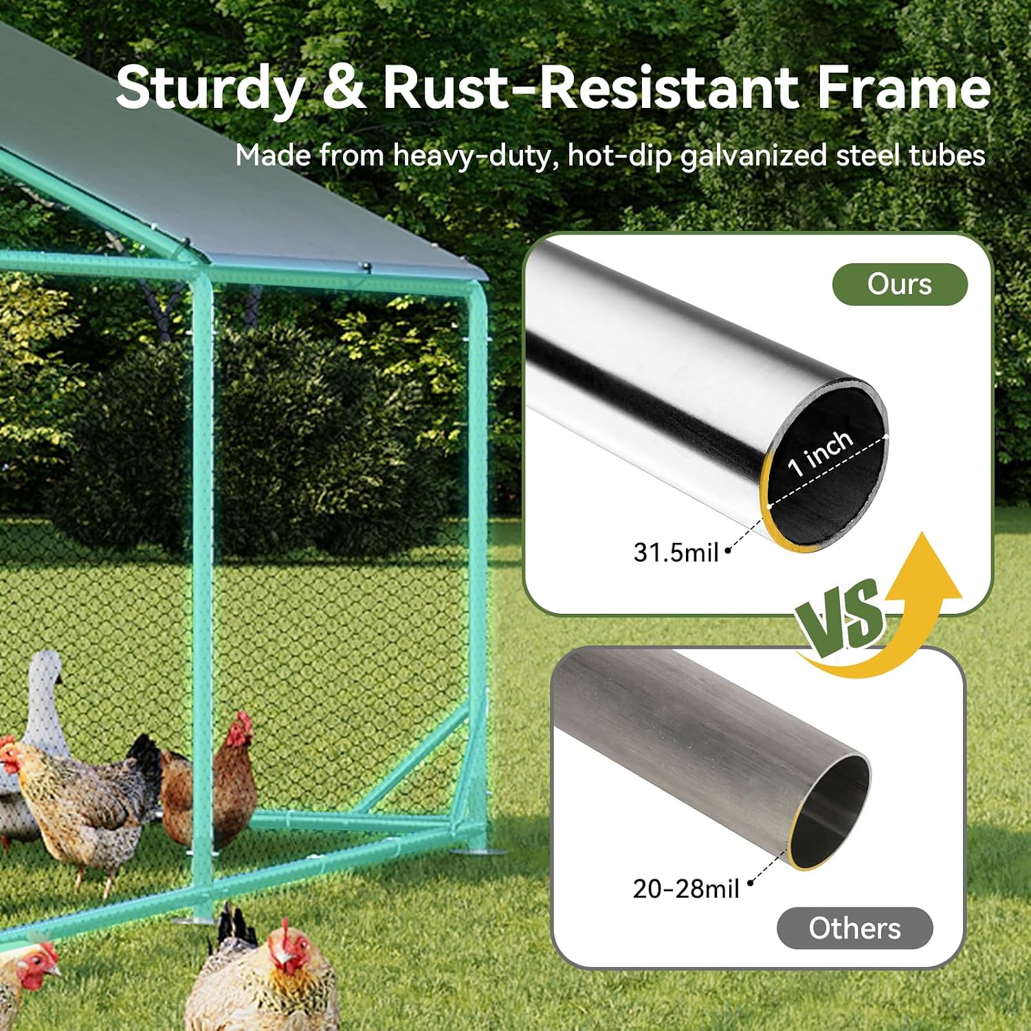 Nordivale Large Metal Chicken  - Home Security Product ulasan dan harga