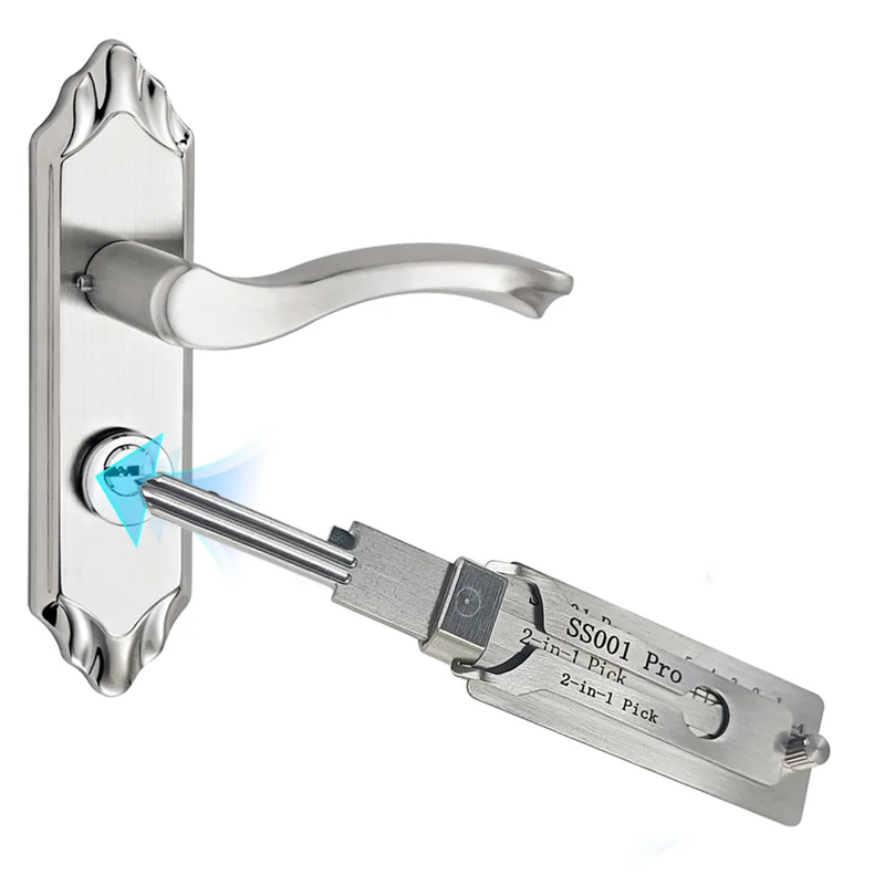 SS001 Pro Stainless Steel Key  - Lock Picking Set ulasan dan harga