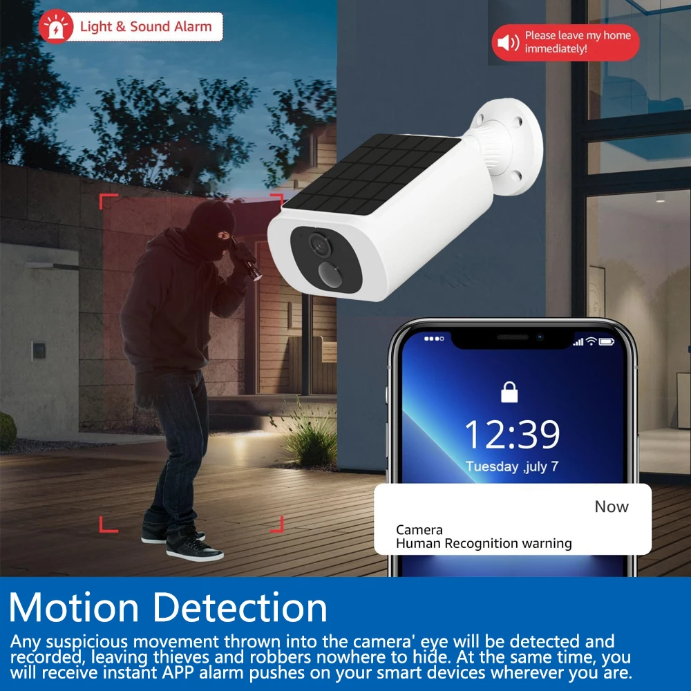 Tuya 5MP Solar Security Camera - Home Security Technician ulasan dan harga