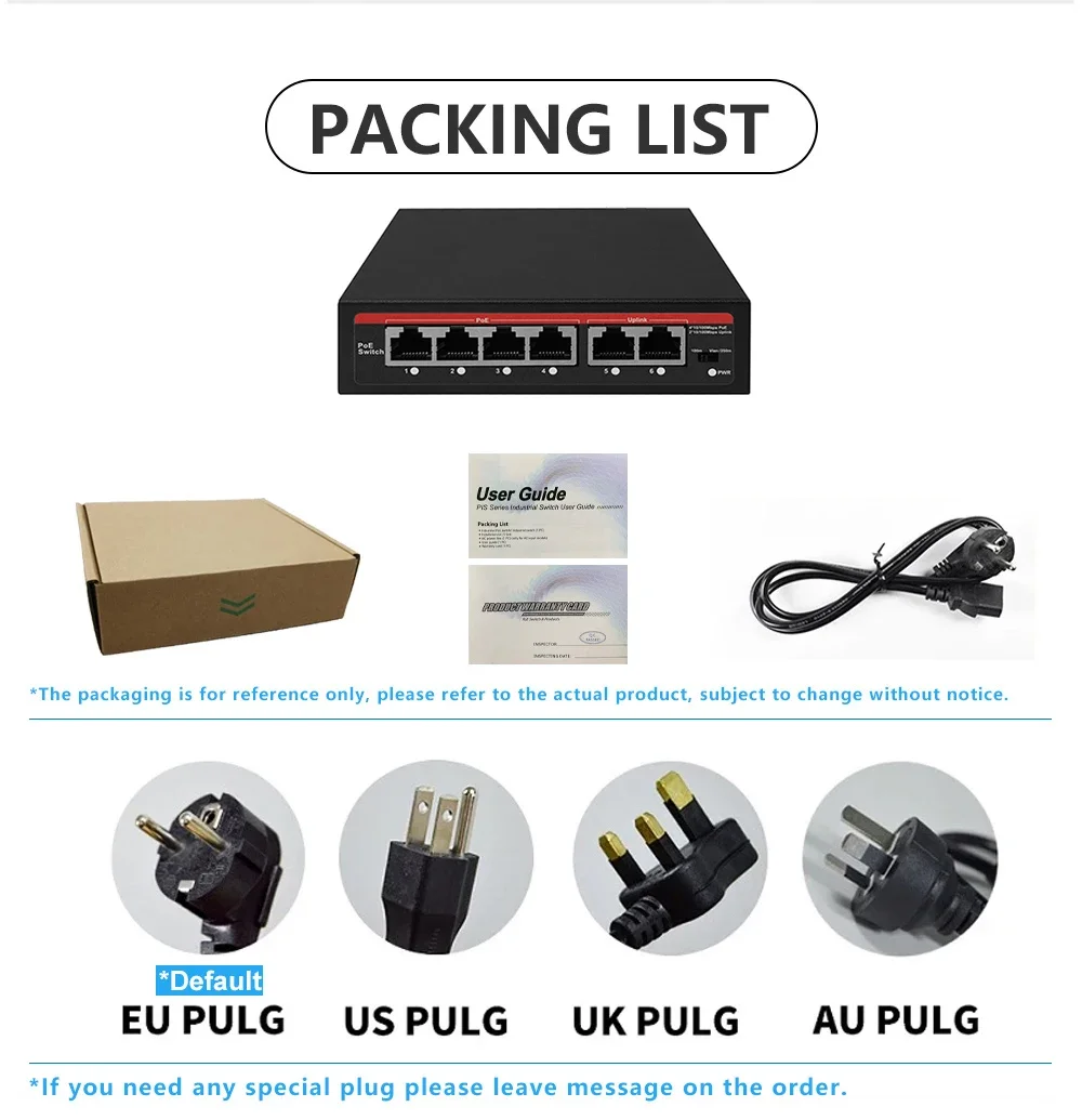 High Quality EWIND 6Port AI Po - Home Security Ai ulasan dan harga