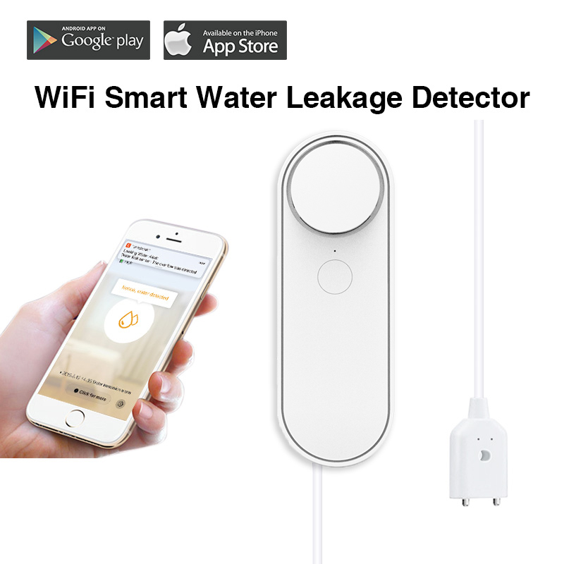 3M/5M WiFi Water Leak Detector - Home Security Safe ulasan dan harga