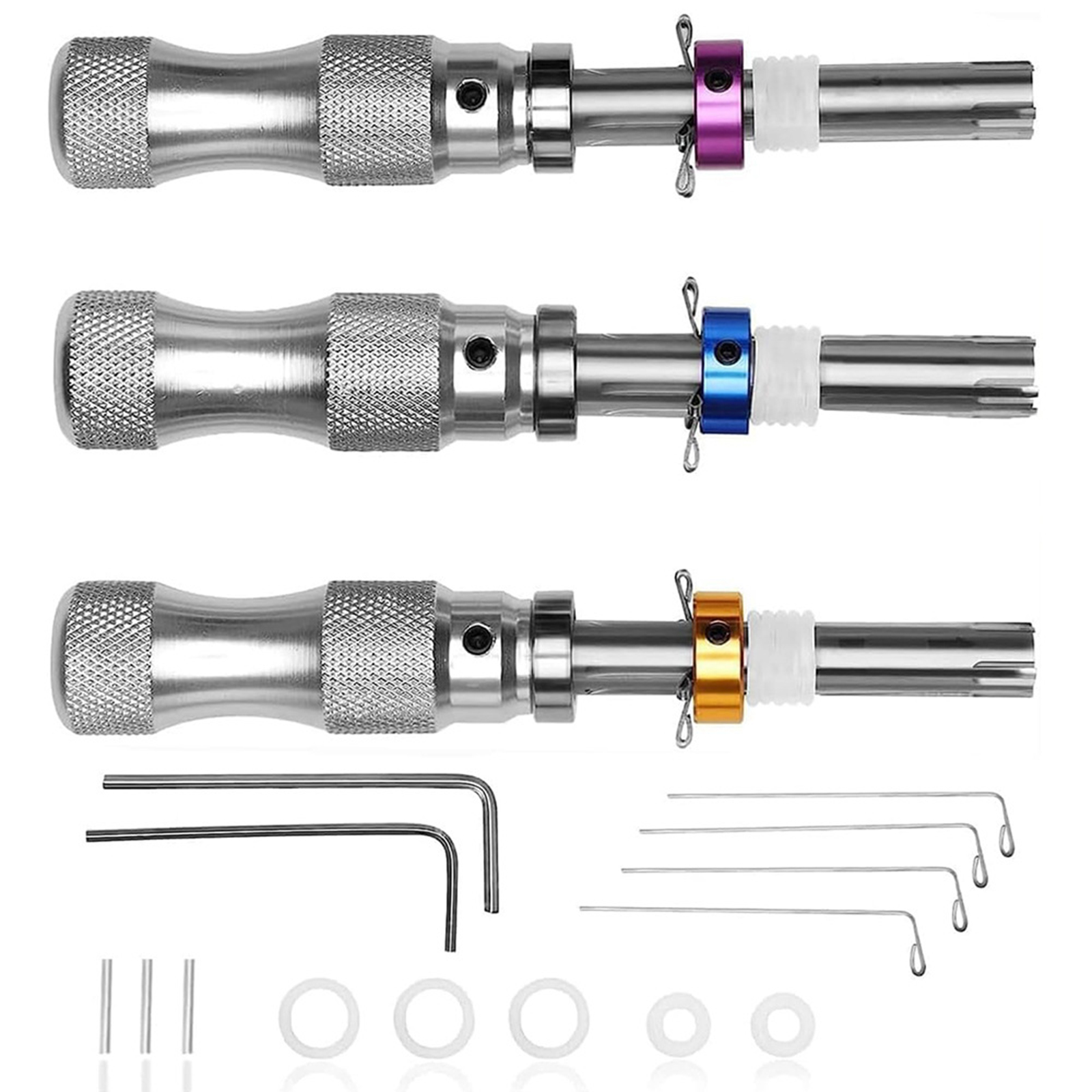 7 Pins Tubular Lock Pick Tool  - Lock Picking Set ulasan dan harga