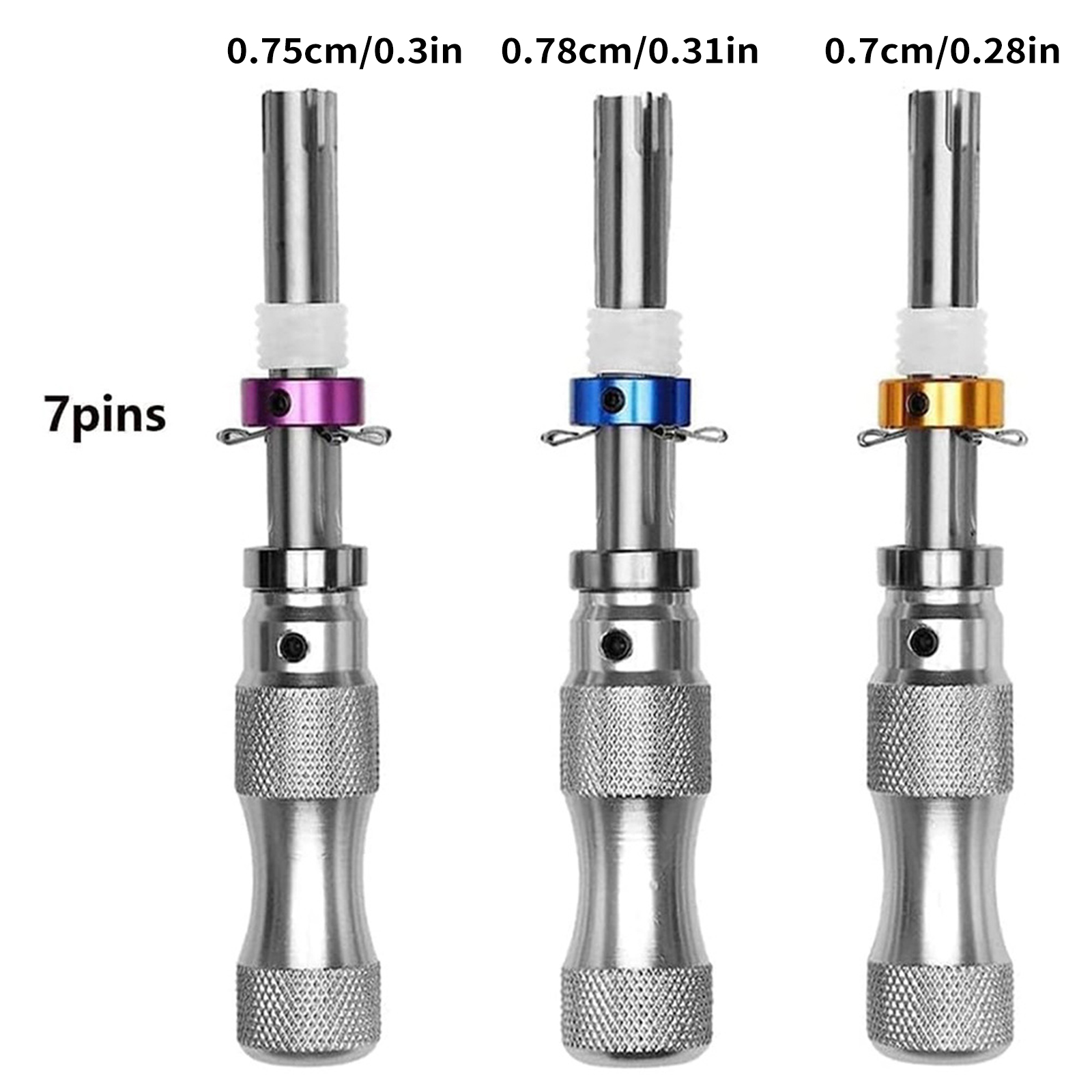 7 Pins Tubular Lock Pick Tool  - Lock Picking Set ulasan dan harga