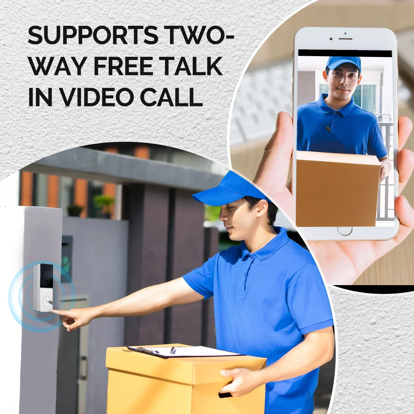 MOES Tuya Smart WiFi Video Doo - Home Security Product ulasan dan harga