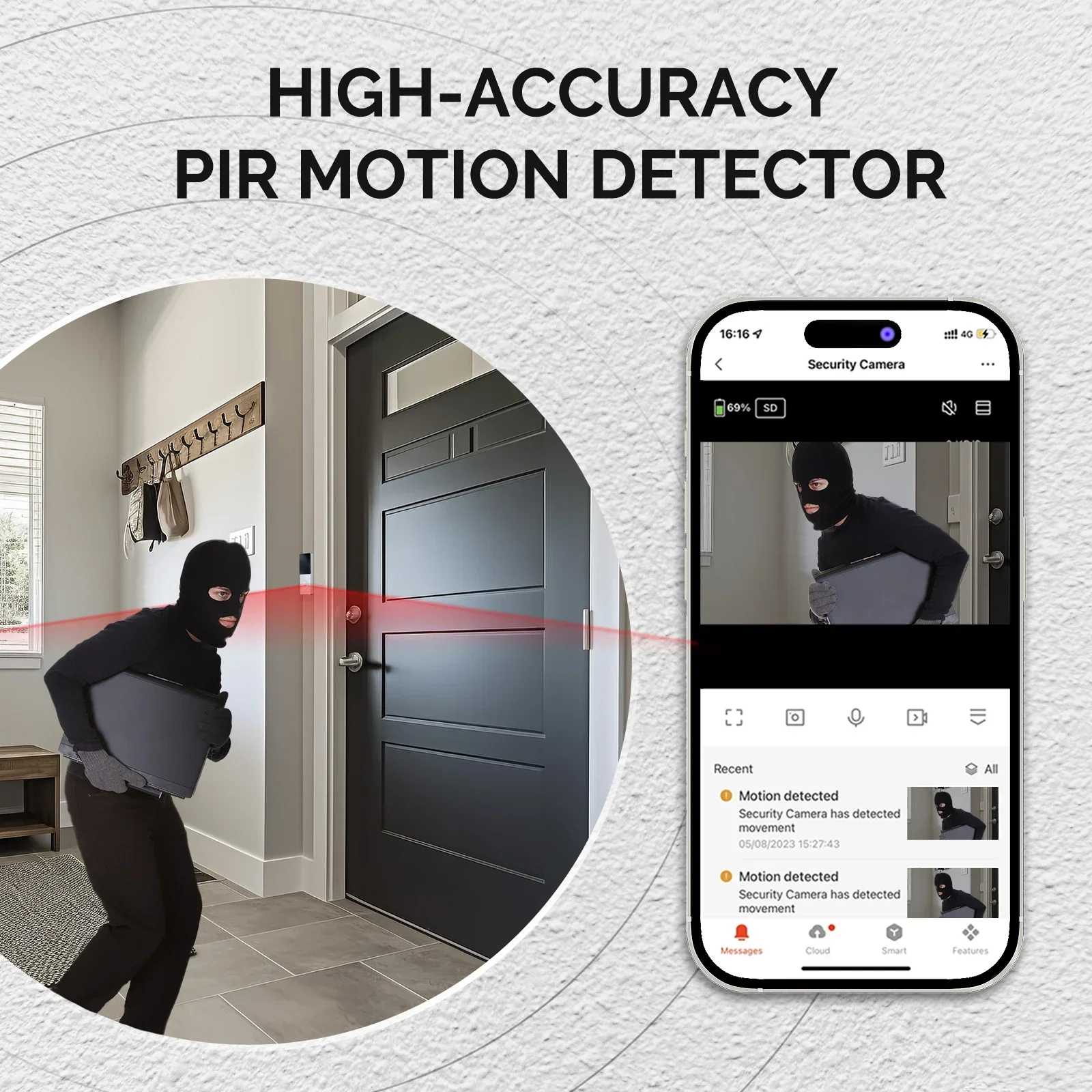 MOES Tuya Smart WiFi Video Doo - Home Security Product ulasan dan harga